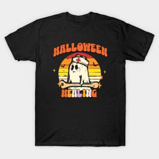 Cool Halloween Nurse Fall Women T-Shirt